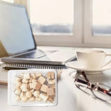 Wooden Log Thumbtack Set Sticky Note Fixed Tack, Specification: Square Box, Square Box, 5 Grid Box