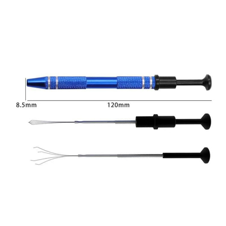 2pcs IC Chip Picker Electronic Component Parts Picker Capacitor IC Grabber Clips, 2pcs Dark Brown, 2pcs Blue, 2pcs Black, 2pcs Gold, 2pcs Silver, 2pcs Red