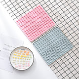 130 Grids Silicone Mat Baking Mold Mini Pet Snacks Dog Food Baking Pan Mold Biscuit Cake Mold, Blue, Pink