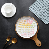 130 Grids Silicone Mat Baking Mold Mini Pet Snacks Dog Food Baking Pan Mold Biscuit Cake Mold, Blue, Pink