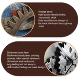 Vintage Wooden Round Gear Silent Wall Clock, Rome Number 58cm 6 Gears Golden, Rome Number 58cm 6 Gears Silver, Rome Number 58cm 4 Gears Golden, Rome Number 58cm 4 Gears Silver, Number 58cm 4 Gears Golden, Number 58cm 4 Gears Silver                ...