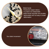 Vintage Wooden Round Gear Silent Wall Clock, Rome Number 58cm 6 Gears Golden, Rome Number 58cm 6 Gears Silver, Rome Number 58cm 4 Gears Golden, Rome Number 58cm 4 Gears Silver, Number 58cm 4 Gears Golden, Number 58cm 4 Gears Silver                ...