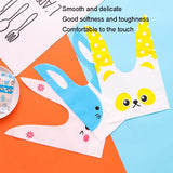 1bag Cartoon Rabbit Ears Gift Packaging Bags Candy Baking Snowflake Cookies Bags, 10x17cm, 13x23cm