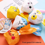 1bag Cartoon Rabbit Ears Gift Packaging Bags Candy Baking Snowflake Cookies Bags, 10x17cm, 13x23cm