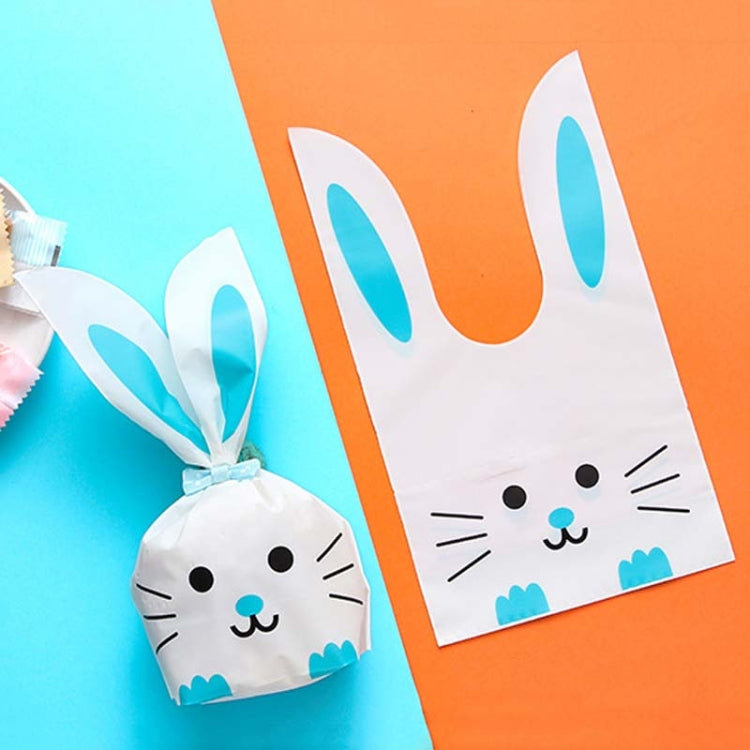 1bag Cartoon Rabbit Ears Gift Packaging Bags Candy Baking Snowflake Cookies Bags, 10x17cm, 13x23cm 13x23cm Blue Cat