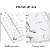 Woodworking Engraving Machine Slotted Flip Board, Red, Black