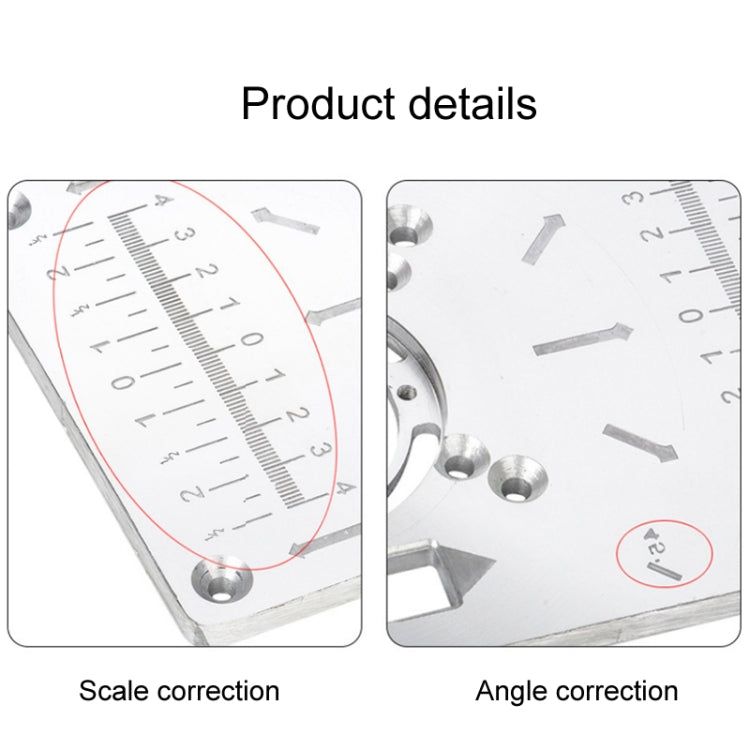 Woodworking Engraving Machine Slotted Flip Board, Red, Black