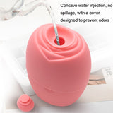2pcs L-03-01 Face Ice Apparatus Massage Ice Roller Beauty Makeup Silicone Face Ice Tray, Makeup Charm Purple With Hole, Makeup Blue With Hole, Makeup Rose Red With Hole, Makeup Glacier White With Hole, Makeup Mysterious Black With Hole, Makeup Olive Gr...