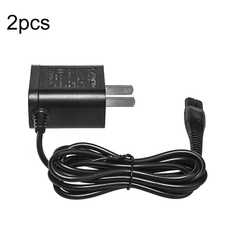 2pcs A00390 4.3V Shaver Adapter Charger for PHILIPS RQ310 RQ312 RQ311 RQ338 RQ331 S510 S511,US Plug, 2pcs A00390 US Plug 2pcs A00390 US Plug