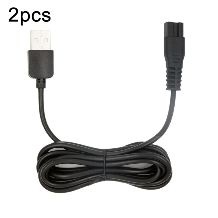 2pcs 5V USB Charging Cable For AUX Hair Clipper A5 A6 A8 S5, For AUX Hair Clipper For AUX Hair Clipper