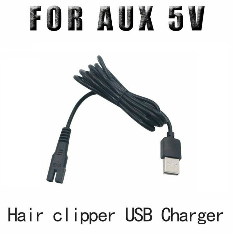 2pcs 5V USB Charging Cable For AUX Hair Clipper A5 A6 A8 S5, For AUX Hair Clipper