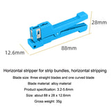 Horizontal Loose Casing Stripper Bundle Peeling Device, Horizontal Blue