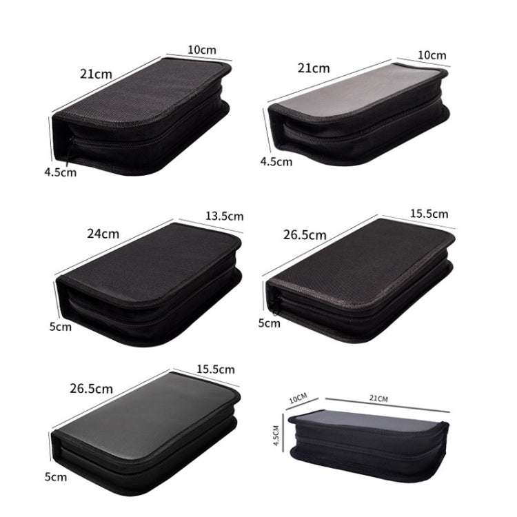 Zipper Storage Package Portable Multi-Function Tool Storage Bag, Style:, A Canvas, B Leather+Canvas, C Leather, D Canvas, E Leather+Canvas, F Leather+Canvas