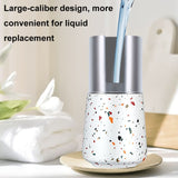 GM-TP2011-SCt Ceramic Infrared Sensor Soap Dispenser Liquid Hand Washing Machine, Gold, Silver