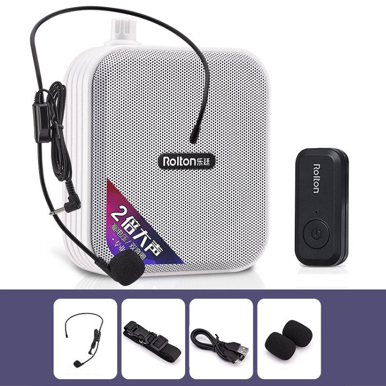 Rolton K600 7.4V Bluetooth Wirelss Audio Speaker Megaphone Voice Amplifier With Transmitter, With Transmitter