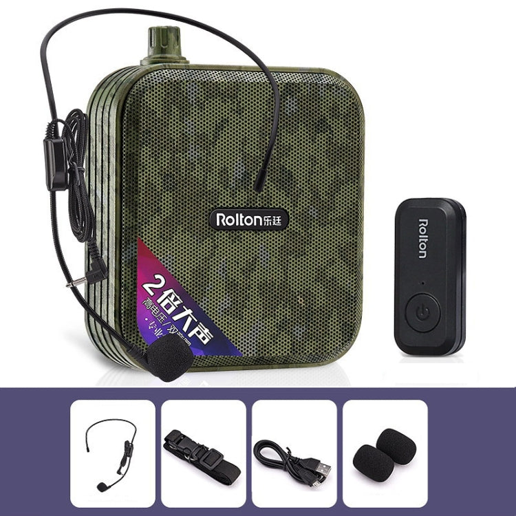 Rolton K600 7.4V Bluetooth Wirelss Audio Speaker Megaphone Voice Amplifier With Transmitter, With Transmitter