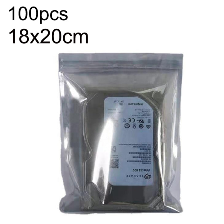 100pcs / Pack 20x30cm Anti-static Shielding Bag Hard Disk Insulation Bag Electronic Plastic Motherboard Packaging Bag, 100pcs / Pack 6x9cm, 100pcs / Pack 6x12cm, 100pcs / Pack 7x11cm, 100pcs / Pack 8x9cm, 100pcs / Pack 8x12cm, 100pcs / Pack 8x13cm     ... 100pcs pack 18x20cm