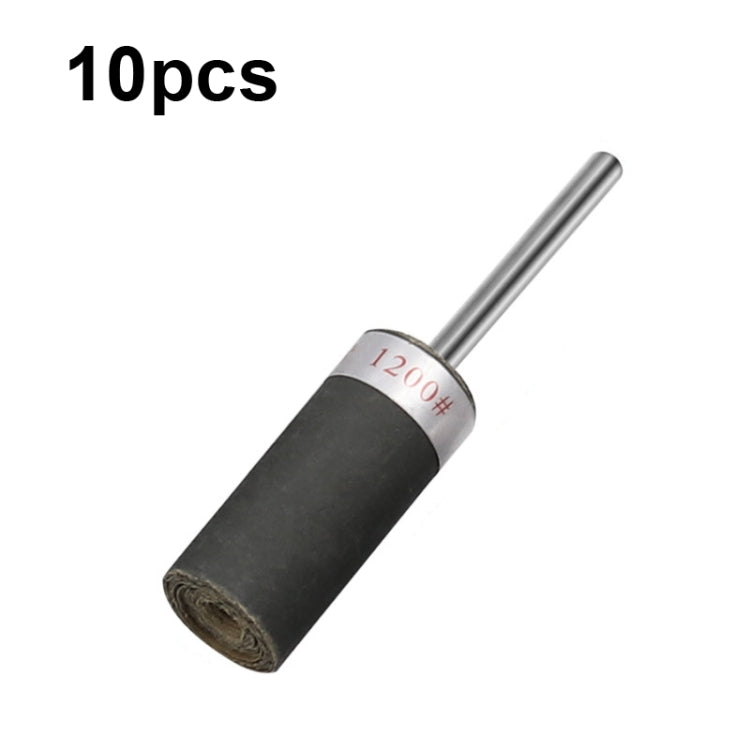 10pcs 3mm Handle Mirror Polishing Paper Stick, Mesh:, 180, 240, 320, 400, 600, 800, 1000, 1200, 1500, 2000 1200