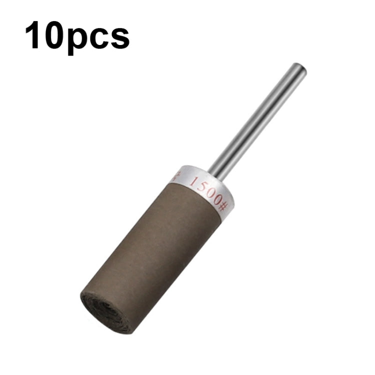 10pcs 3mm Handle Mirror Polishing Paper Stick, Mesh:, 180, 240, 320, 400, 600, 800, 1000, 1200, 1500, 2000 1500
