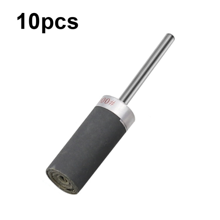 10pcs 3mm Handle Mirror Polishing Paper Stick, Mesh:, 180, 240, 320, 400, 600, 800, 1000, 1200, 1500, 2000 2000