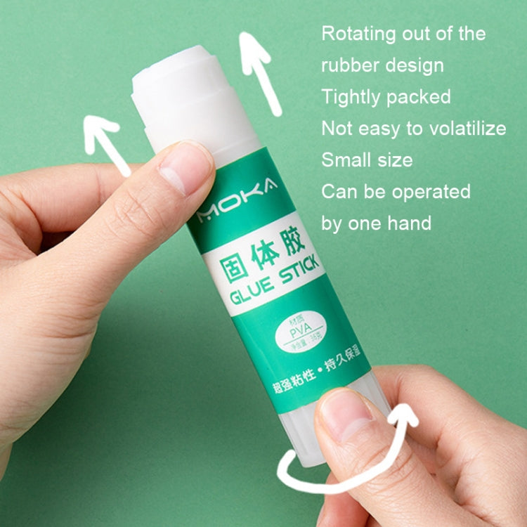 12pcs 15g MOKA Solid Glue Student Stationery Children Handmade Solid Glue Stick, 24pcs 8g, 12pcs 15g, 12pcs 21g, 12pcs 36g
