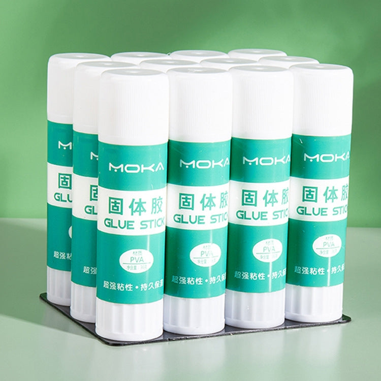 12pcs 15g MOKA Solid Glue Student Stationery Children Handmade Solid Glue Stick, 24pcs 8g, 12pcs 15g, 12pcs 21g, 12pcs 36g 12pcs 36g