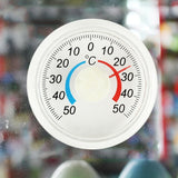 Round Plastic Doors And Windows Simple Pointer Winter And Summer Thermometer Default Title