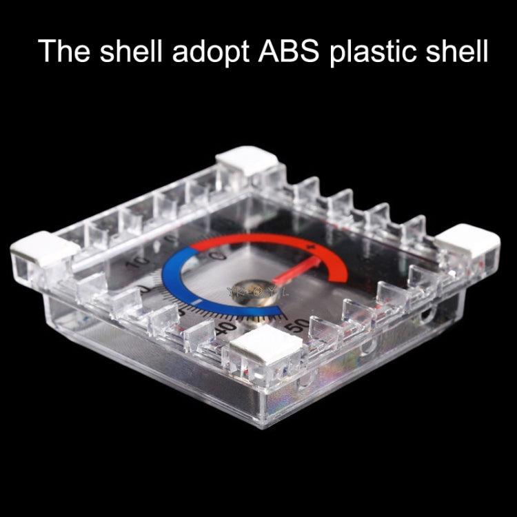 Square Window Door Thermometer Pointer Type Cold And Summer Table