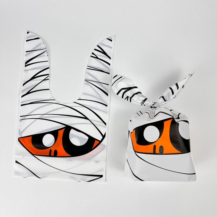 50pcs /Pack Halloween Packaging Bags Candy Snacks Treat Bags, 13.5x22cm
