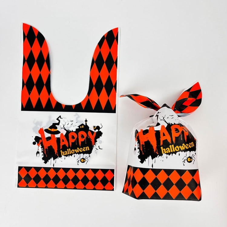 50pcs /Pack Halloween Packaging Bags Candy Snacks Treat Bags, 13.5x22cm