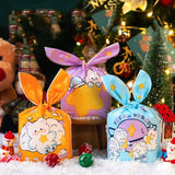 1bag Candy Packaging Bags Baking Biscuit Gift Bags, Green White Cat, Red Fried Egg, Year Rabbit, Little Rabbit and Bear, White Christmas Boy Girl, White Rainy Animal, Green Scarf Bear, Space Rabbit, Red Snow Carnival, Strawberry Flower, Red Scarf Bear ... Space Rabbit Space Rabbit