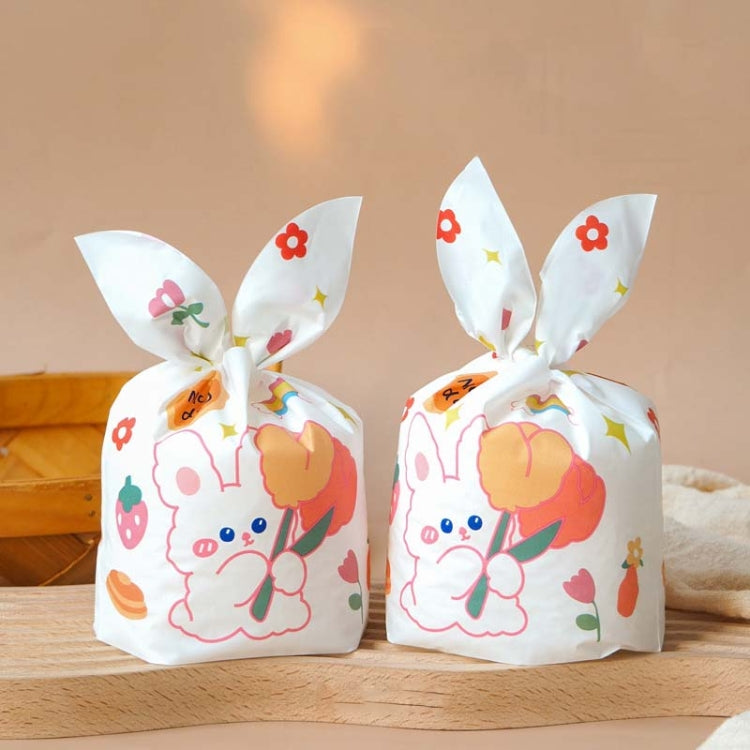 1bag Candy Packaging Bags Baking Biscuit Gift Bags, Green White Cat, Red Fried Egg, Year Rabbit, Little Rabbit and Bear, White Christmas Boy Girl, White Rainy Animal, Green Scarf Bear, Space Rabbit, Red Snow Carnival, Strawberry Flower, Red Scarf Bear ... Pink Rabbit Flower Pink Rabbit Flower