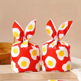 1bag Candy Packaging Bags Baking Biscuit Gift Bags, Green White Cat, Red Fried Egg, Year Rabbit, Little Rabbit and Bear, White Christmas Boy Girl, White Rainy Animal, Green Scarf Bear, Space Rabbit, Red Snow Carnival, Strawberry Flower, Red Scarf Bear ... Red Fried Egg Red Fried Egg