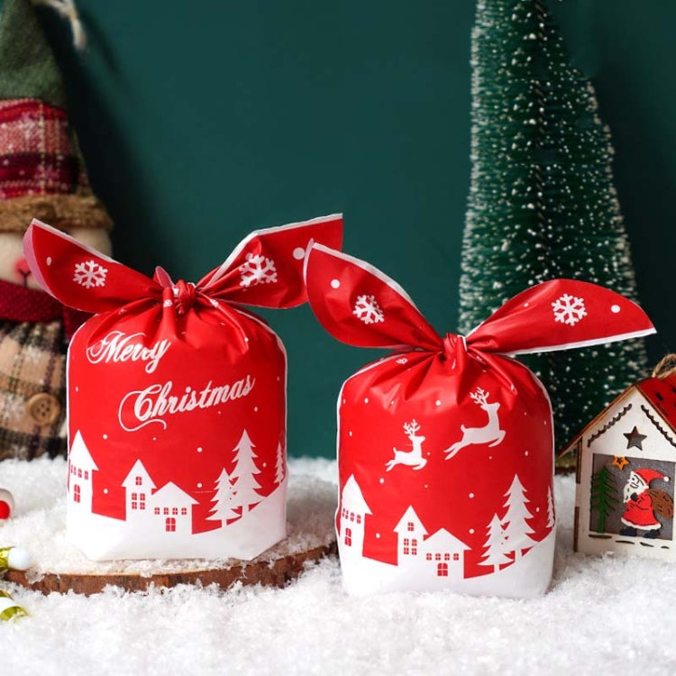 1bag Candy Packaging Bags Baking Biscuit Gift Bags, Green White Cat, Red Fried Egg, Year Rabbit, Little Rabbit and Bear, White Christmas Boy Girl, White Rainy Animal, Green Scarf Bear, Space Rabbit, Red Snow Carnival, Strawberry Flower, Red Scarf Bear ... Red Snow Carnival Red Snow Carnival