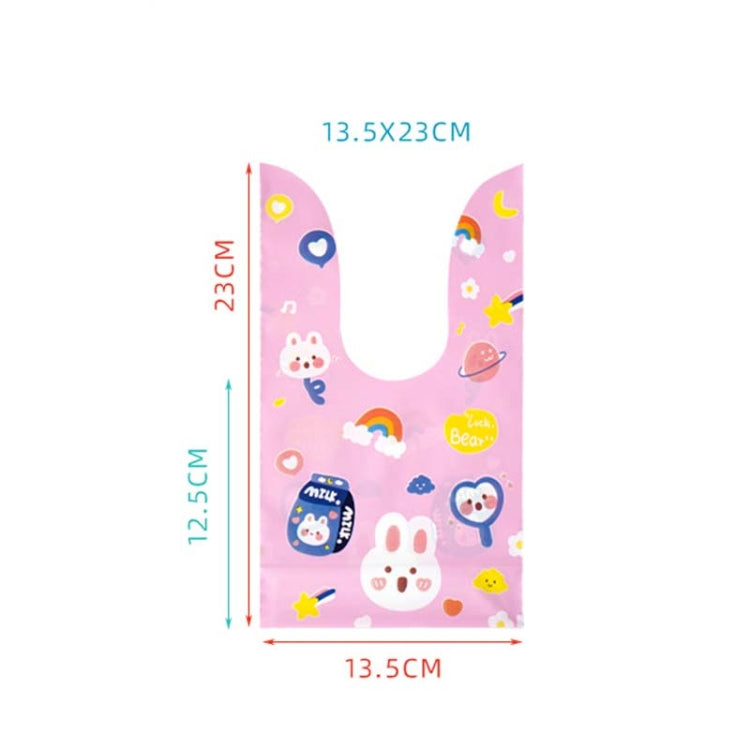 1bag Candy Packaging Bags Baking Biscuit Gift Bags, Green White Cat, Red Fried Egg, Year Rabbit, Little Rabbit and Bear, White Christmas Boy Girl, White Rainy Animal, Green Scarf Bear, Space Rabbit, Red Snow Carnival, Strawberry Flower, Red Scarf Bear ...