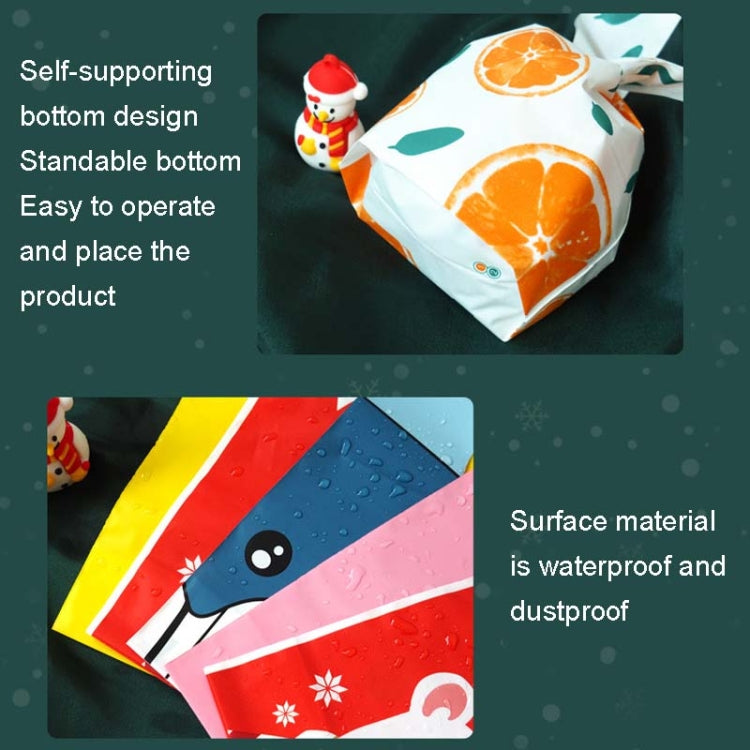 1bag Candy Packaging Bags Baking Biscuit Gift Bags, Green White Cat, Red Fried Egg, Year Rabbit, Little Rabbit and Bear, White Christmas Boy Girl, White Rainy Animal, Green Scarf Bear, Space Rabbit, Red Snow Carnival, Strawberry Flower, Red Scarf Bear ...