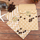 2sets Wave Dot Packaging Kraft Paper Bag Stickers DIY Baking Packaging Gift Bags, 2sets G4-40+Thank You Sticker, 2sets G4-41+Merci Sticker