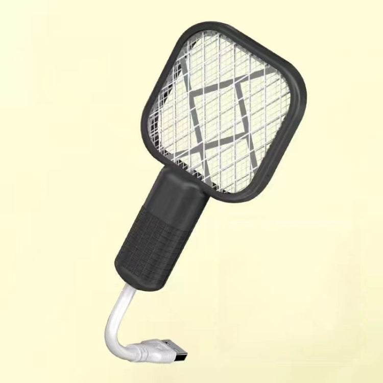 USB Electric Mosquito Swatter Mosquito Lamp 2-in-1 Mosquito Repellent Black