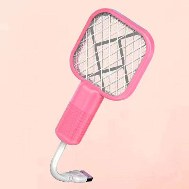 USB Electric Mosquito Swatter Mosquito Lamp 2-in-1 Mosquito Repellent Pink
