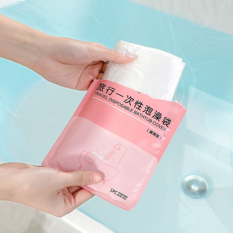 1pack Disposable Bath Bag Thickened Bath Tub Wood Barrel SPA Plastic Bag Film