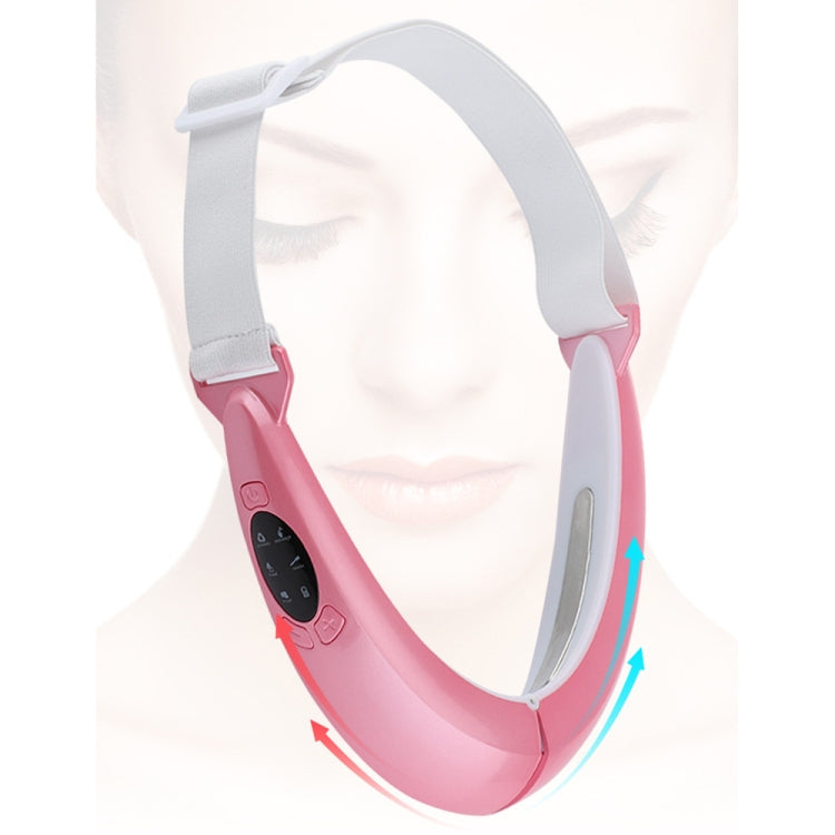 106892 EMS Microcurrent Red and Blue Light Massage Face-Lifting Instrument, (White), (Pink) (Pink) Pink