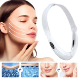 106892 EMS Microcurrent Red and Blue Light Massage Face-Lifting Instrument, (White)