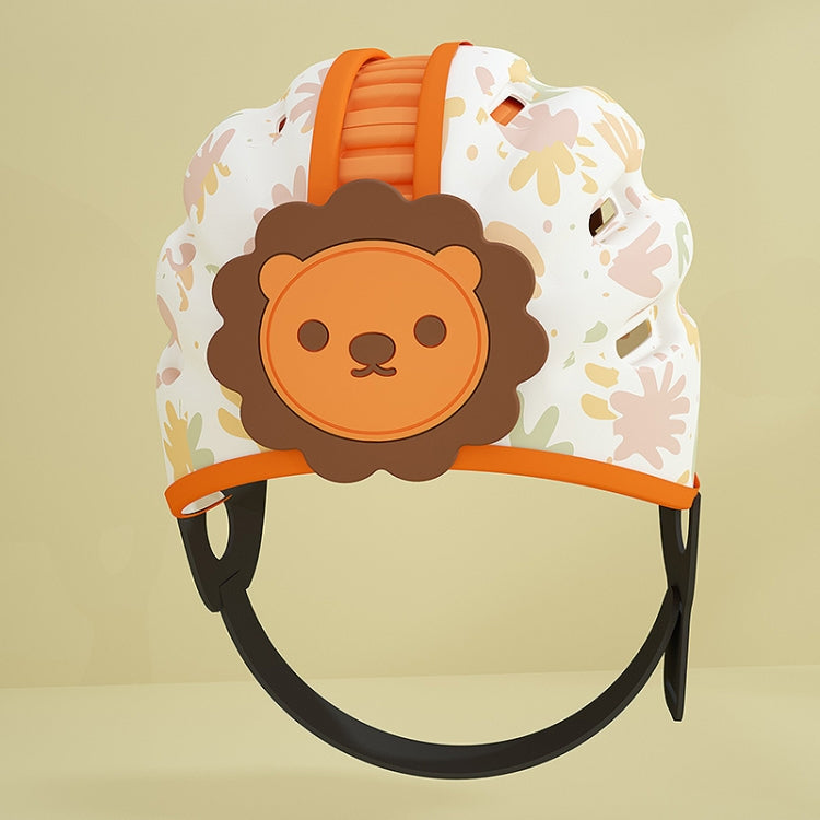 Soft Baby Helmet Safety Hat Toddler Anti-collision Protective Hat for Baby Walking, Blue Rabbit, Pink Rabbit, Lion Orange, Lion Brown