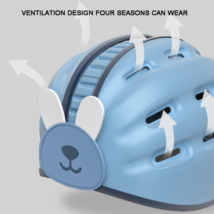 Soft Baby Helmet Safety Hat Toddler Anti-collision Protective Hat for Baby Walking, Blue Rabbit, Pink Rabbit, Lion Orange, Lion Brown