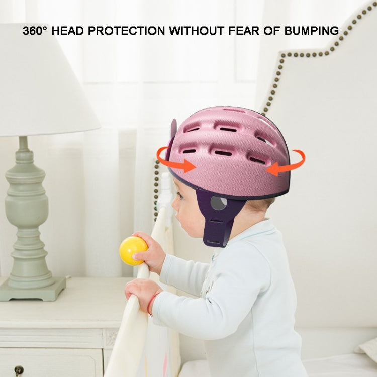 Soft Baby Helmet Safety Hat Toddler Anti-collision Protective Hat for Baby Walking, Blue Rabbit, Pink Rabbit, Lion Orange, Lion Brown