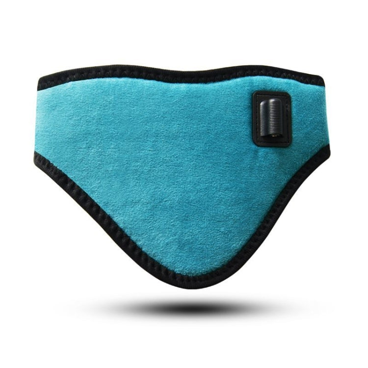 USB Electric Heating Neck Protector Graphene Wormwood Neck Pain Relief Tool Sea Green