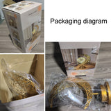 LED Wrought Iron Moon Shape Atmosphere Bedroom Table Lamp, Moon Star, Moon Star With Hook