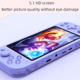 RG3000 Handheld Game Console Support Double Handle Mini Game Console, RG3000 Pink, RG3000 Gray, RG3000 Purple, RG3000 Green, RG3000 Yellow