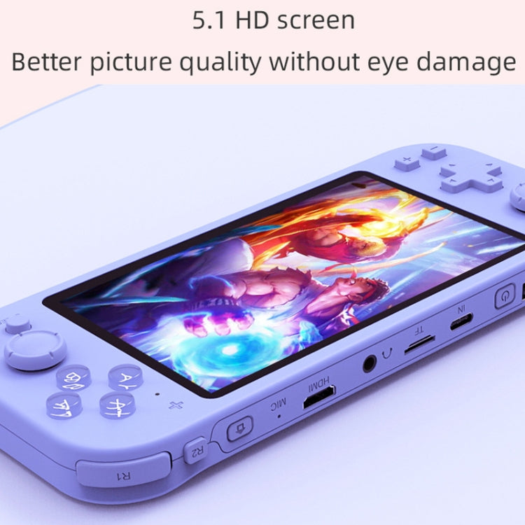 RG3000 Handheld Game Console Support Double Handle Mini Game Console, RG3000 Pink, RG3000 Gray, RG3000 Purple, RG3000 Green, RG3000 Yellow