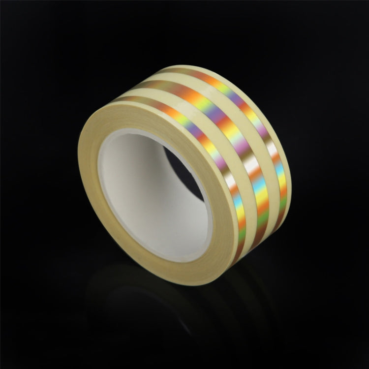 2.5cm x 5m  Golden Tile Gap Tape Waterproof PVC Self Adhesive Sticker, Gold, Silver, Laser